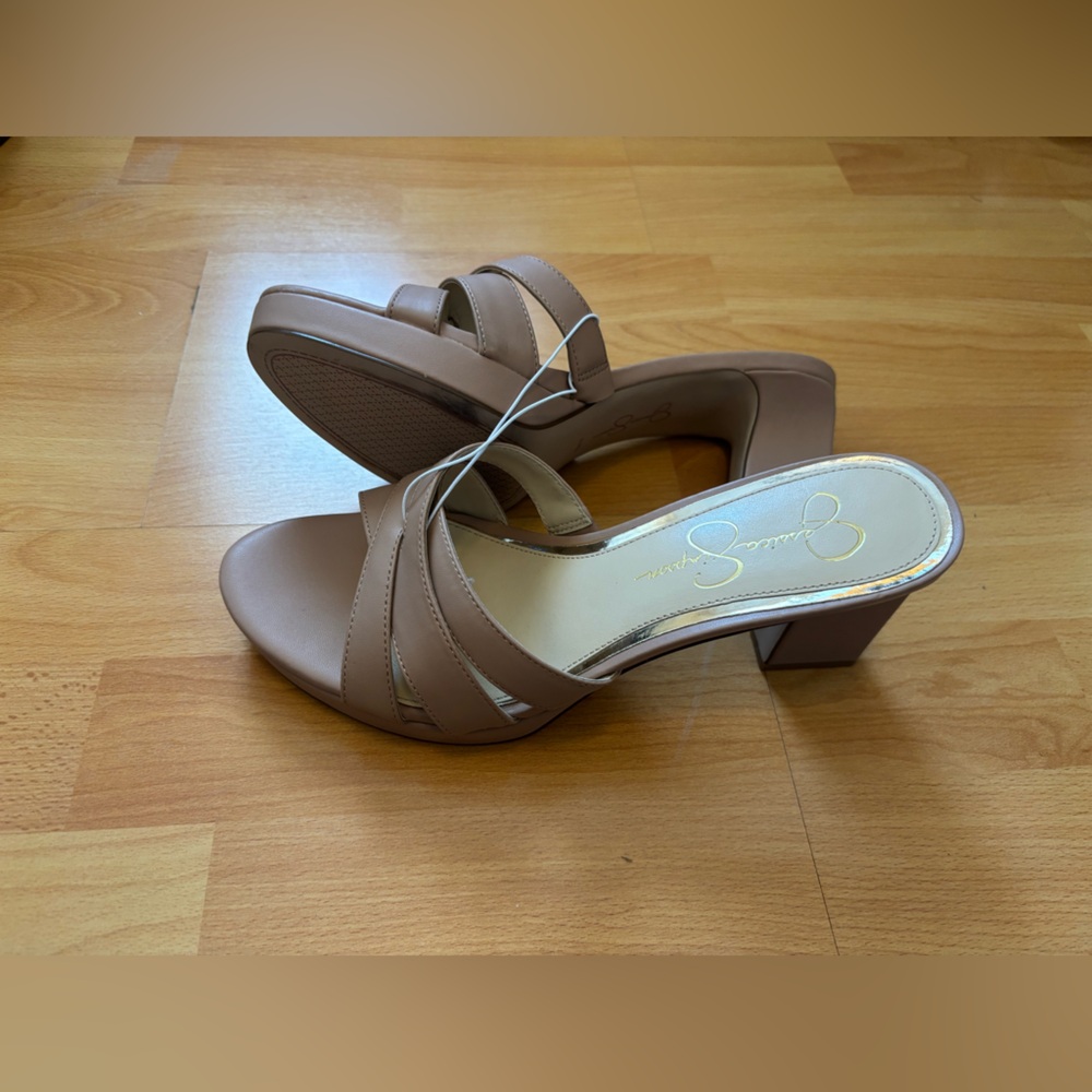 Jessica Simpson Tan Heeled Sandals nwt